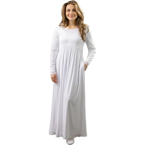 Amazon.com: Smocked Top Embroidered Lace LDS Temple Dress, Mormon Temple Dress in White, Plus Size (as1, Alpha, s, Regular, Regular) : Clothing, Shoes & Jewelry Amazon.com: Smocked Top Embroidered Lace LDS Temple Dress, Mormon Temple Dress in White, Plus Size (as1, Alpha, s, Regular, Regular) : Clothing, Shoes & Jewelry