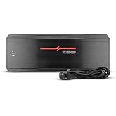 DS18 ZR2000.1D Car Amplifier 1-Channel Digital Class D Subwoofer Monoblock Amp 6000 Watts Max Wattage at 1-Ohm - Adjustable Low Pass &amp; Subsonic Filters with Bass Boost - Remote BASS Knob Included