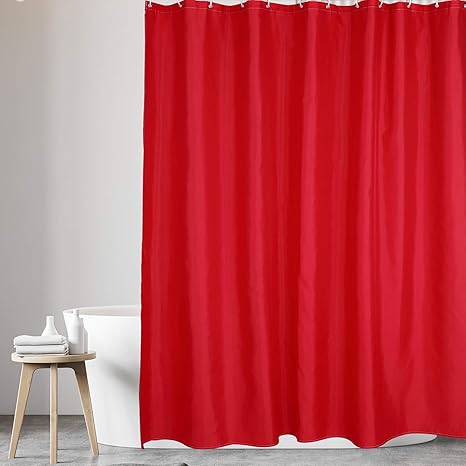 Featured image of post Red Shower Curtain Liner Plastic