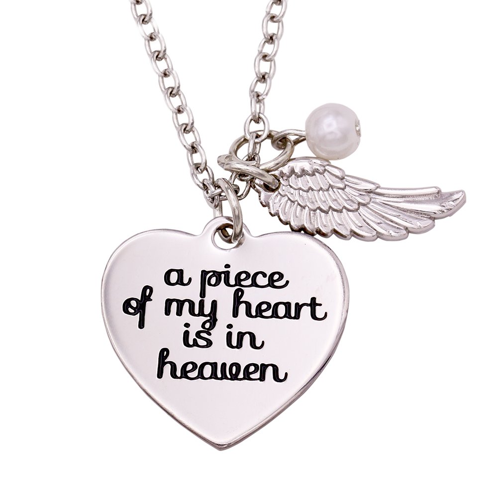 Melix Home A Piece of My Heart is in Heaven (Necklace)