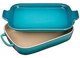 Le Creuset Stoneware Rectangular Dish with Platter