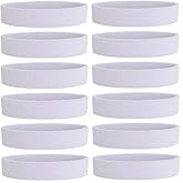 ONUPGO Sweatband Headbands for Men & Women -12PCS Sports Headbands Moisture Wicking Athletic Cotton Terry Cloth Headband for Tennis,Basketball,Football,Gym,Working Out