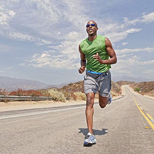 YAPA Running Belt Hydration Waist Pack with Water Bottle Holder for Men Women Waist Come with Water Bottle Pouch Fanny Bag Reflective Fits iPhone 6/7 Plus