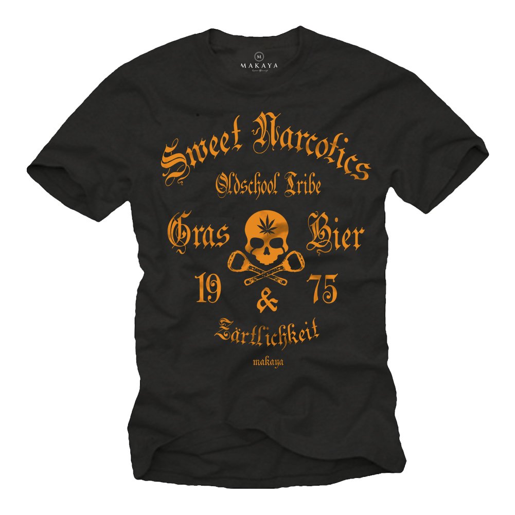 Makaya S Skull T Shirt Sweet Narcotics Gras Beer Tenderness