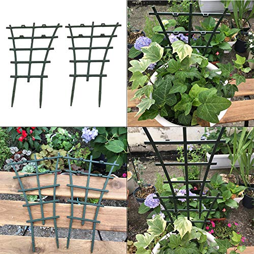 OLANZH Pot Trellis,12Pcs Trellis for Indoor Plants,Mini Plant Trellis