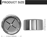 Gunwon 2pcs Tea Towel Holders Premium Adhesive Round Hooks ABS PVC view 2