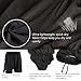 NAVISKIN Men's 5 inch Running Shorts Lightweight Quick Dry Workout Shorts Zipper Pocket Black Size XL