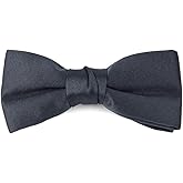 boxed-gifts Boy's Poly Satin Banded Clip On Bow Ties (Lavender)
