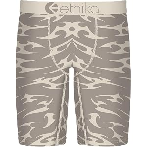 Ethika Boys Staple Boxer Brief, Cybersigilism | 92% Cotton boys staple with Original Staple Fit, No Pull-Down Fit, and 4-Way