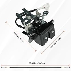 Blycorul Rear Trunk Lock Actuator Compatible with