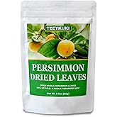 Natural Premium Dried Persimmon Leaves, 2.0oz(56g), Dried Whole Persimmon Leaf Tea, Sun Dried