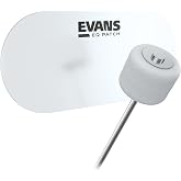 Evans EQ Double Pedal Patch, Clear Plastic