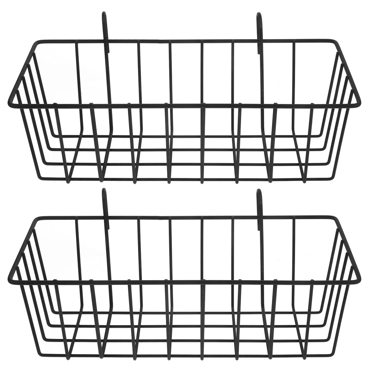 VILLCASE Rabbit Hay Feeder Metal Hay Rack with Hooks 9X9X9 Inch Hanging Holder for Small Pets Cage Feeding