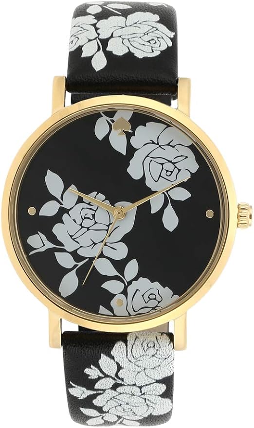 Amazon Com Kate Spade New York Metro Ksw1498 Black One Size Watches