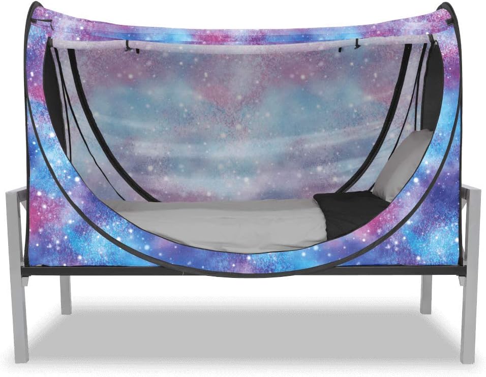 Privacy Pop Eclipse Bed Tent Queen/Unicorn Galaxy Home