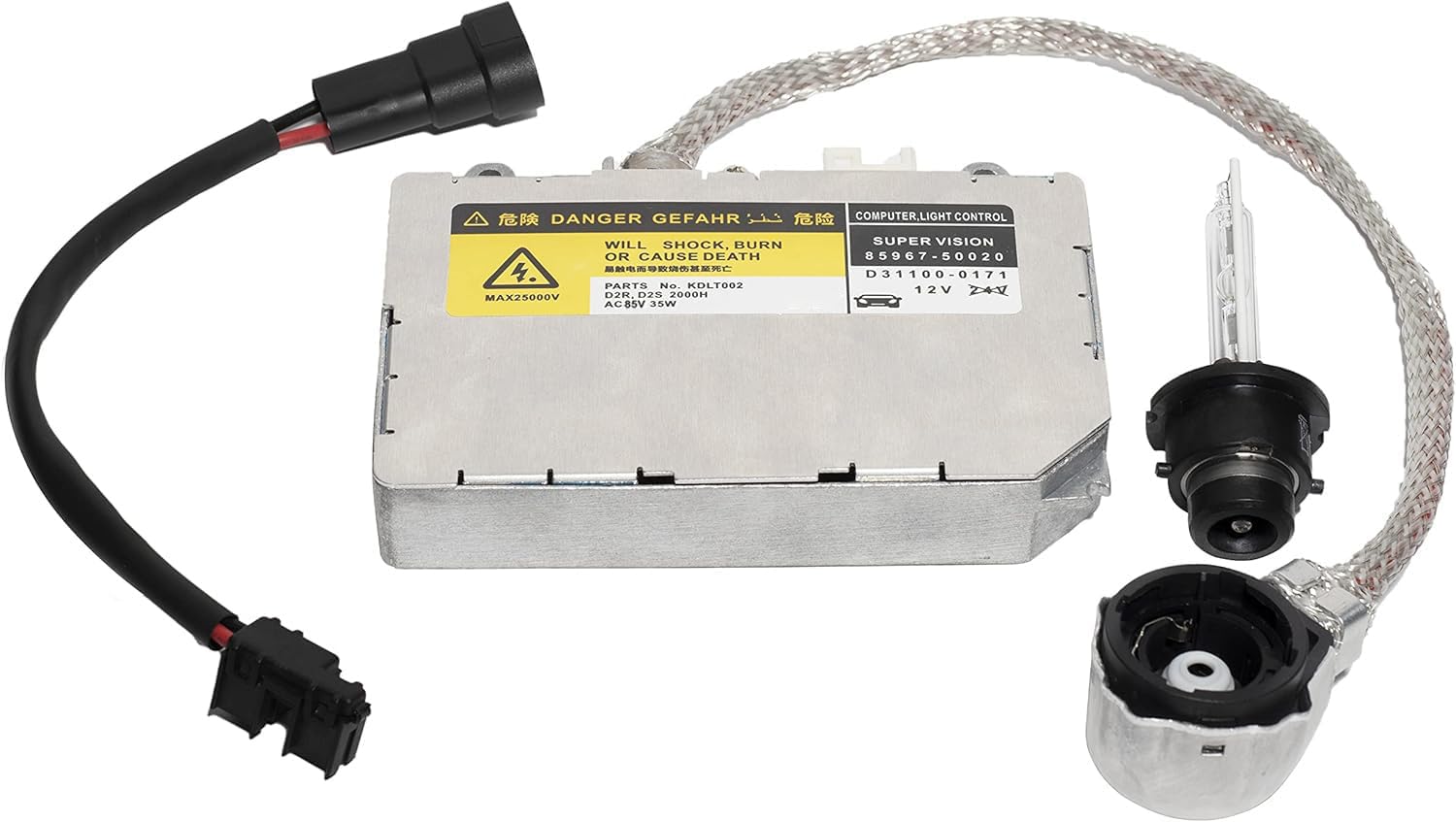 Photo 1 of Boine KDLT002 Xenon HID Headlight Ballast Assembly Module Compatible with Lexus IS300 ES300 LS430 SC430, Mazda 6 RX-8, Toyota Avalon Sienna Celica Prius