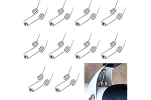 10Pcs 1.2x24mm Double Return Torsion Spring, Hair Curler Replacement Springs & Curling Wand Repair Parts, Spring Loaded Mecha