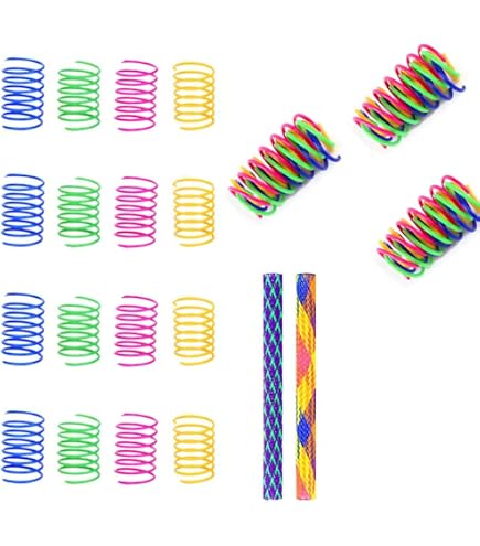 120er Pack Cat Springs – Bunte, Interaktive Sprungfedern Für Katzen Zum Jagen, Spielen & Bewegen