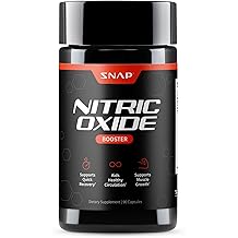 Snap Supplements Nitric Oxide Booster Pre Workout, Muscle Builder - L Arginine, L Citrulline 1500mg Formula, Tribulus Extract