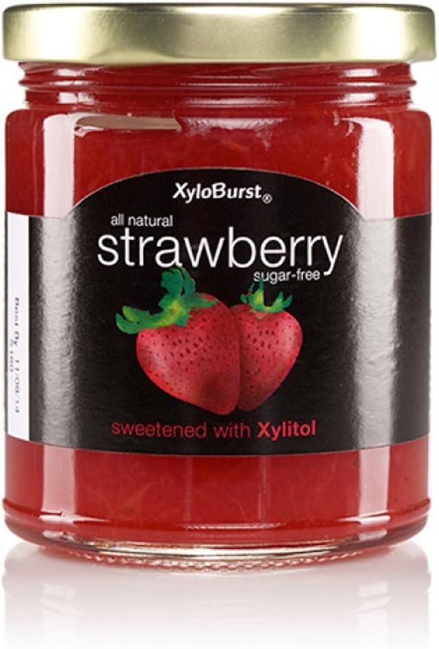 Focus Nutrition, Xyloburst, Sugar-Free Xylitol Strawberry Jam - 10 Oz. Glass Jar