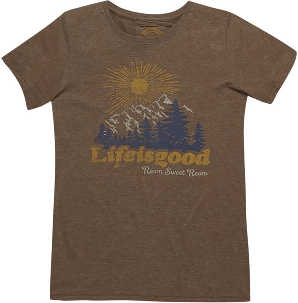 Life Is Good Women's LIG Roam Cool Tee, Java Brown, XXLarge Amazon.co