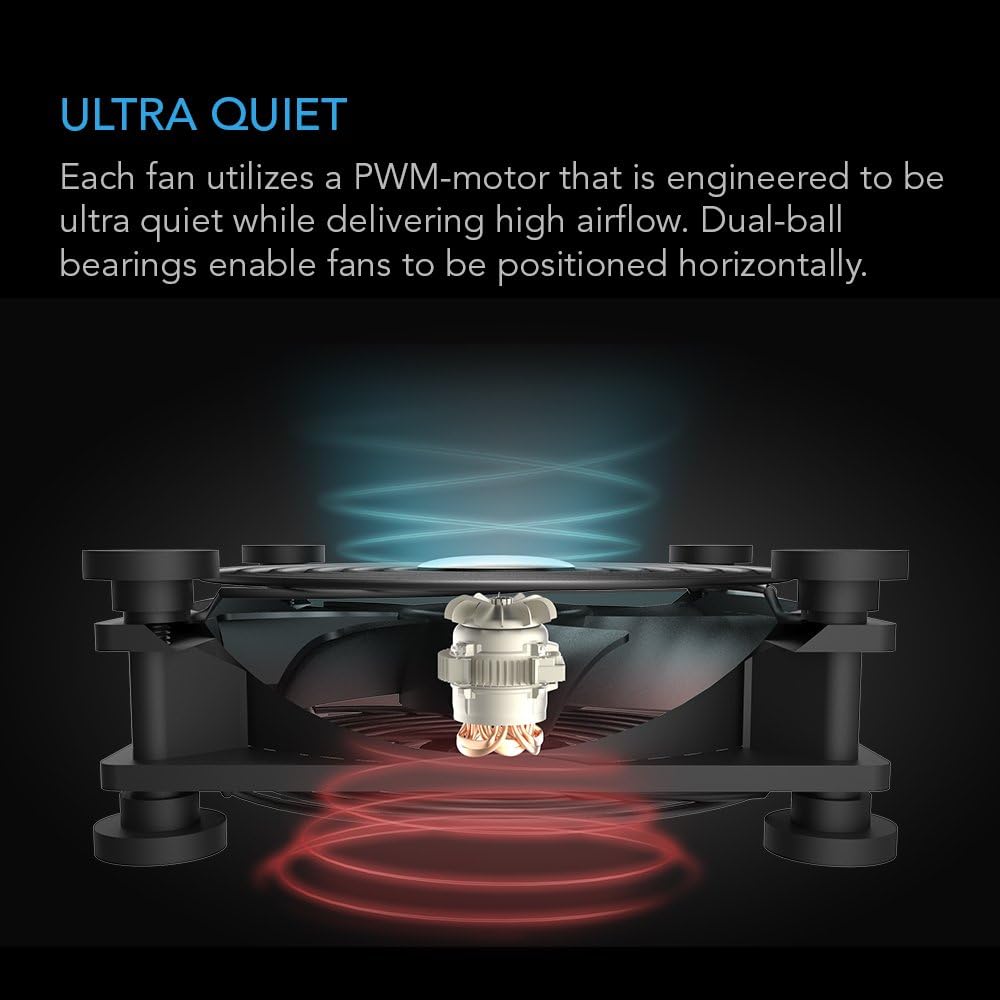 AC Infinity MULTIFAN S1, Quiet 80mm USB Fan, UL-Certified for Receiver DVR Playstation Xbox Computer Cabinet Cooling - Image 5