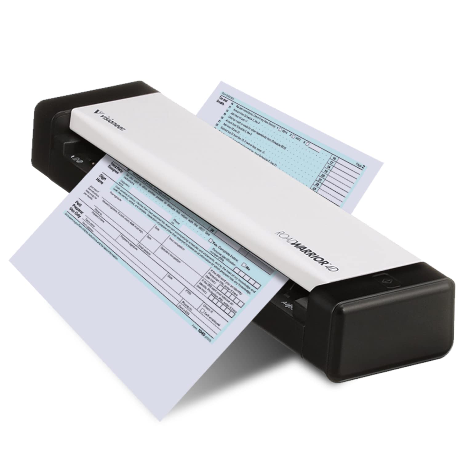 Visioneer RoadWarrior 4D - Sheetfed scanner - Duplex - 8.5 in x 32 in - 600 dpi - up to 100 scans per day - USB 2.0