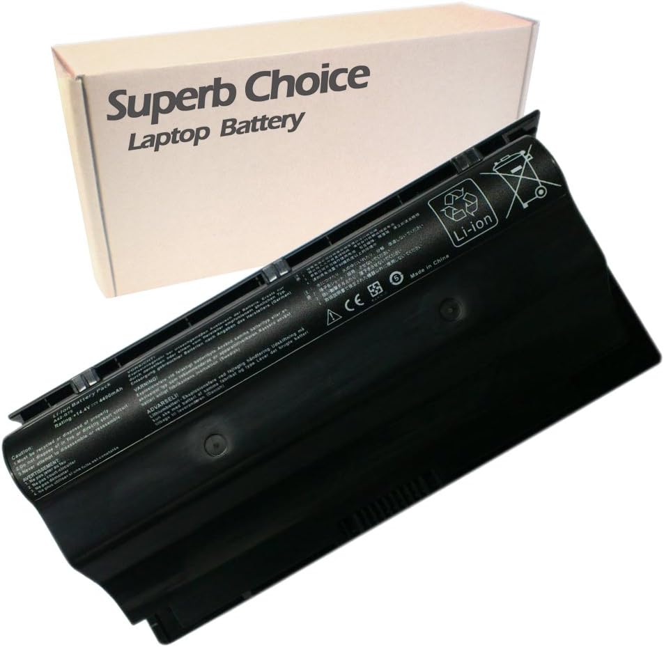 Superb Choice 8-Cell Battery Compatible with ASUS G75VW 3D Series
