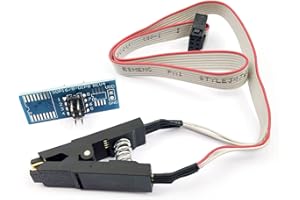 FainWan SOIC8 SOP8 Flash Chip IC Test Clips Socket Adpter BIOS/24/25/93/95 Programmer