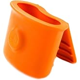 GSI Outdoors MicroGripper - Heat-Resistant Non-Slip Magnetic Silicone Pot Gripper for Indoors &amp; Outdoors - Orange, 2&rdquo; inch