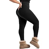 Walifrey Plus Size Fleece Lined Leggings for Women, High Waisted Thermal Leggings in Winter