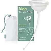 Frida Fertility Conception Aid Cup, Keeps Sperm Close to Cervix, Natural Pregnancy Support for Family Planning, Soft Flexible