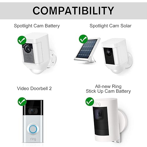 Charging Port Ring Doorbell Battery Charging Ring Battery Charger