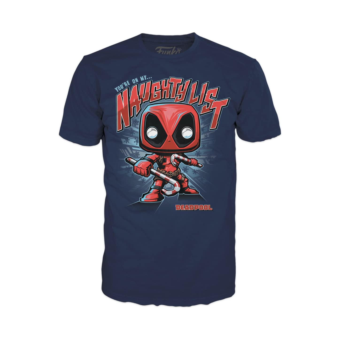 Funko Pop! & Tee: Marvel - Deadpool HLD - Small - (S) - Marvel Comics - T-Shirt - Clothes With Collectable Vinyl Figure - Gift Idea - Toys and Short Sleeve Top for Adults Unisex Men and Women