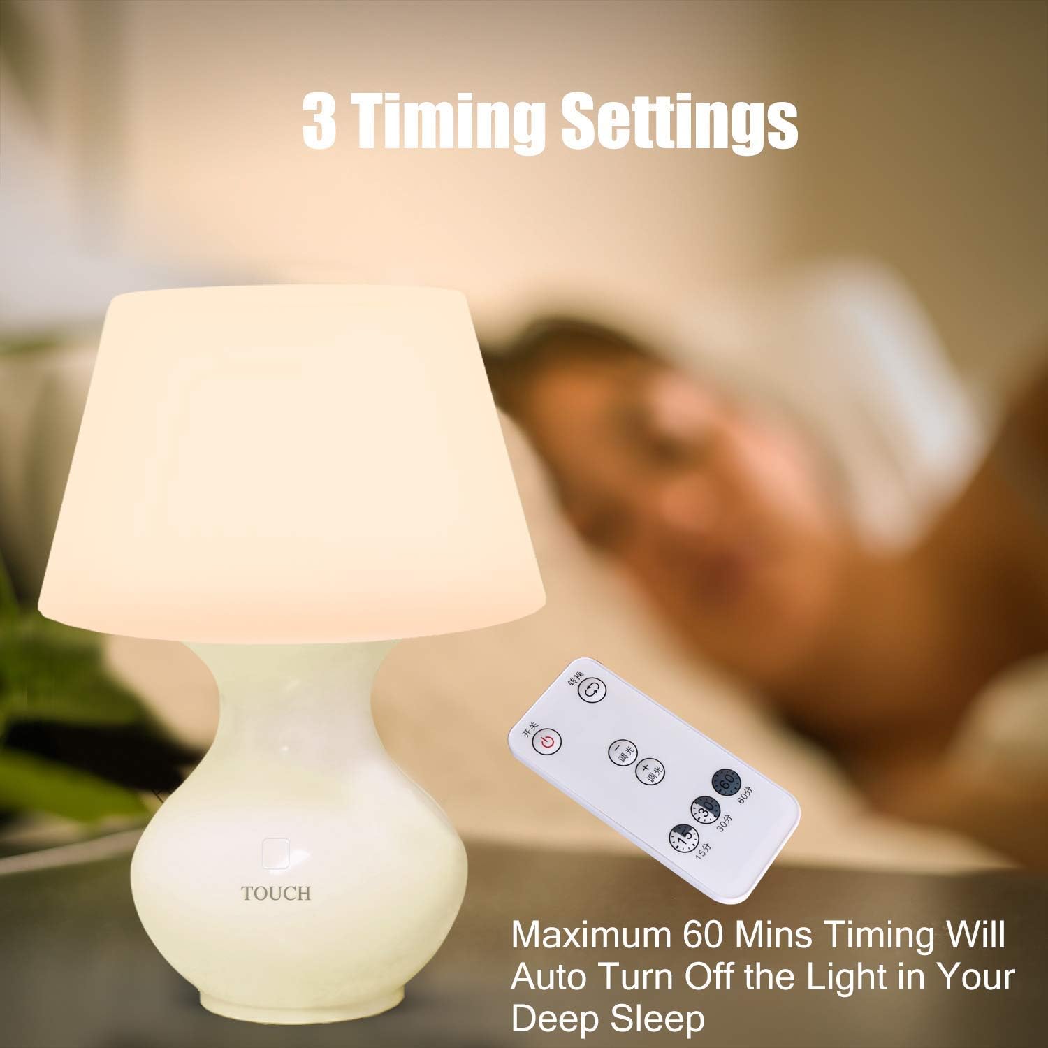 Baby Nursing Bedroom Night Light Brilex Led Bedside Lamp with Touch