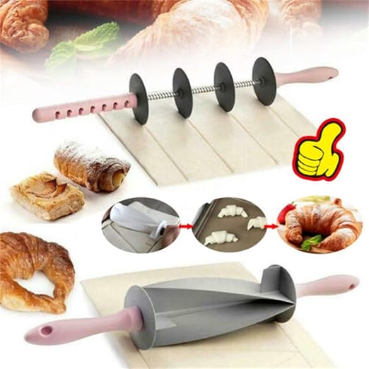 Cookware Dining Bar Cooking Utensils Home Furniture Diy Multi Function Bread Set Adjustable Blade Roller Pin Croissant Cutter