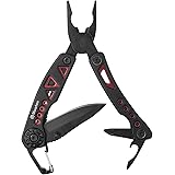 Maarten Mini Multitool Knife, 8 in 1 Stainless Steel Pocket Multitool with Spring-Action Pliers and Folding Kinfe, Include Ca