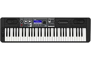 Casio Casiotone CT-S500 – 61-Key Touch-Responsive Portable Keyboard | 800 AiX Tones, DSP Effects, Bluetooth MIDI/Audio, 6-Tra
