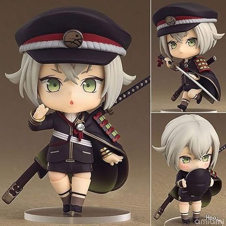 Amazon アニメキャラクター像剣フラリーダンス3日と月ホタルマルホタルトータルフェイス変更可能なバージョンq粘土手おもちゃ人形装飾ジュエリー子供の贈り物 ロボット ソフビ人形 おもちゃ