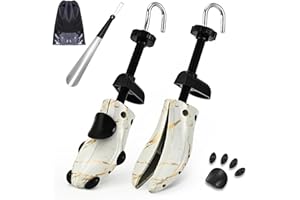 JJDPARTS Shoe Stretcher, Pair 4-Way Shoe Expander Widener Shoe Tree Extender spiral pattern for Women and Men