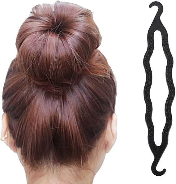 HugeStore 10 Pcs Plastic Hair Bun Maker Hair Holders Twist