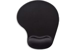 ITNRSIIET Ergonomic Mouse Pad with Gel Wrist Support Wrist Rest Smooth Surface Non-Slip PU Base Comfortable Office Supplies P