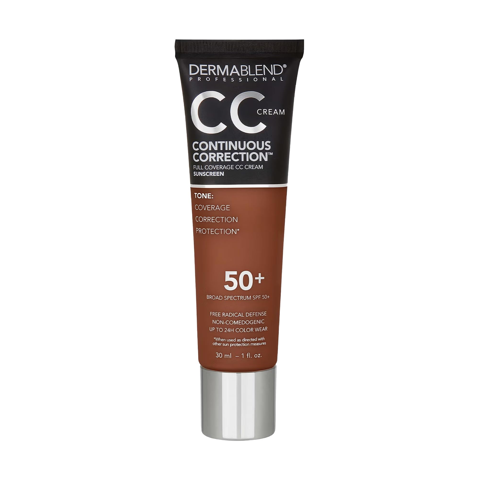 Dermablend Continuous Correction CC Cream SPF 50, 85N Deep