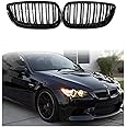 Qitian ABS Gloss Black Front Replacement Kidney Grill for BMW 3 Series E92 & E93, 2006-2009