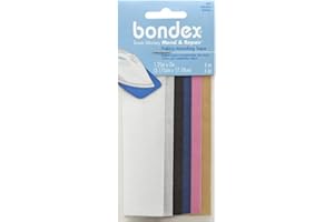 Bondex Iron-On Mending Tape 7"X1-1/4" 6/Pkg-Multi