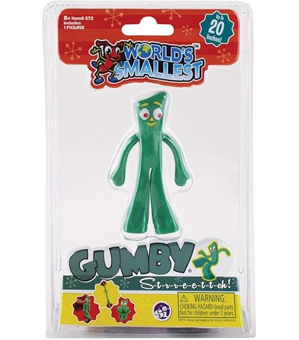Amazon.com: World's Smallest Gumby Plush - 4 Inches : Toys & Games