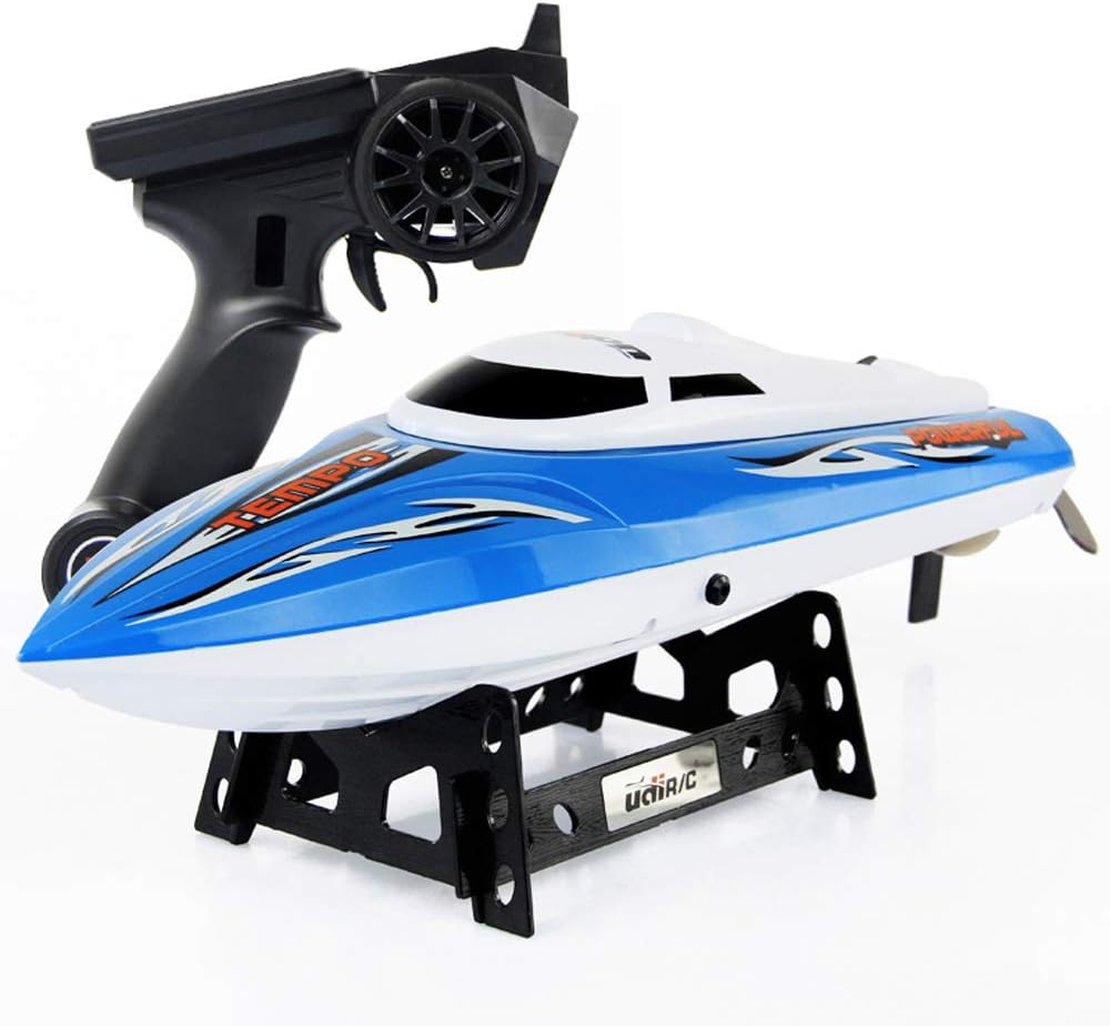 Pinjeer Super Large Children's Remote Control Boat High Speed Speedboat Toy Boat Charging Motor Boat Remote Control Boat Racing Speedboat Water Cold Gifts for Kids 14+