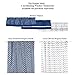Navy Blue and Grey Geometric Patchwork 3 Piece Crib Bedding by The Peanut Shell