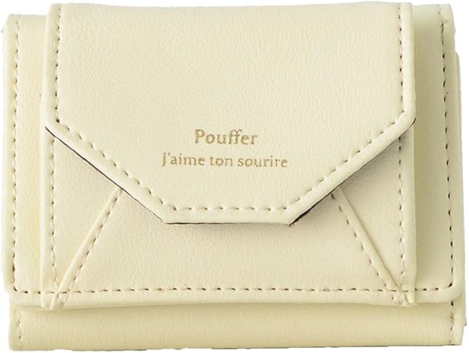 Amazon ミニ財布 レディース ミニウォレット 小さい財布 レデイース 三つ折財布 小銭入れ付き シンプル 大容量 極小財布 コンパクト Ypa Vss1w Jw 0267 アイボリー 財布