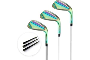 T WINSOLOGY Golf Wedges Set, 52/56/60 Degree Wedges Golf Clubs for Men and Women,Sand Wedge,Pitching Wedges for Men Right Hand,Golf Gift. (Color)